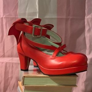 Red Lolita Heels
